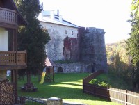 Sovinec-bašta  na východní straně hradu