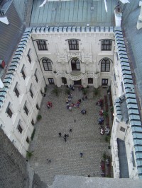 Hluboká - pohled z věže