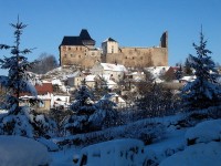 hrad v zimě