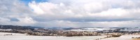 Zimní panorama města