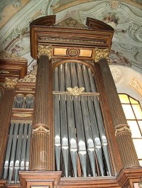 Varhany v kostele Minoriti