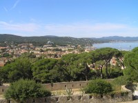 Pohled na Saint Tropez z citadely