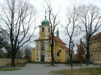 Kostel Povýšení sv. Kříže ve Vinoři.