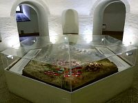 podzemí letohrádku - model bitvy na Bílé hoře