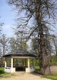 Dřevohostice: Altánek v zámeckém parku