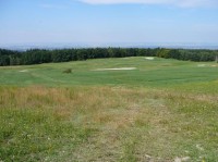 Dolany - POHOŘANY: 028_Pod dolní částí Pohořan vzniká (v r.2006-7) veliké golfové hřiště.
