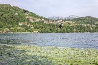 002 Obec San Cristoforo, jezero Lago di Caldonazzo, kemp San Cristoforo