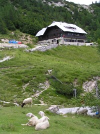 Turistické centrum na hoře Vršič