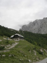Turistické centrum na hoře Vršič