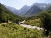 V údolí Lepena - říčka Lepenjica