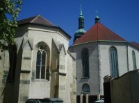 mostecká gotika: Kostel Nanebevzetí Panny Marie a kostel sv.Ducha