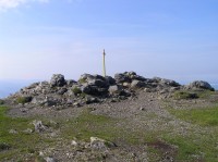 Veľký Kriváň - vrchol hory (srpen 2010)