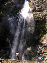 Šútovský vodopád - pod voopádem (srpen 2012)