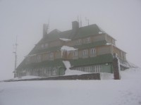 Masarykova chata - zimní pohled