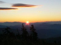 východ slunce na Lysé hoře