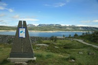 Sysenvatnet přehrada v oblasti Hardangervidda
