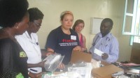Volunteers Donating Medical stuff to KVCDP OFFICIAL