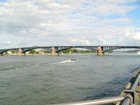 Most Theodora Heusse přes Rýn (Theodor Heuss - 1. prezident BRD)