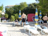 Crikvenica_Hotel Zagreb a přilehlá pláž