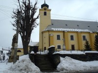 Rozcestí Ruda nad Moravou kostel sv.Vavřince - 18.2.2012