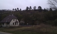 Velatická slepencová stráň - pohled od silnice Velatice-Maxlovka - 6.4.2012