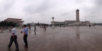 Peking náměstí Nebeského klidu s mauzoleem velkého vůdce