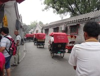 Peking projížďka hutongem