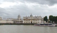 Greenwich Queens House a Old Royal Naval College z lodi