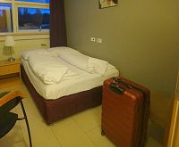 Reykjavík hotel Capital-inn - toto má být postel pro dva