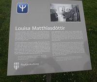Reykjavík infopanel o Louise Matthíasdóttir