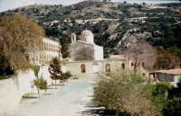 nádvoří kláštera Agios Neophytos