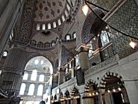 Istanbul Modrá mešita kupole, galerie