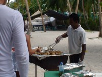 Maledivy Kuda Bandos barbecue
