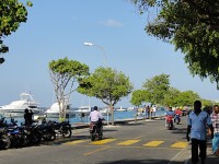 Maledivy Male nábřeží