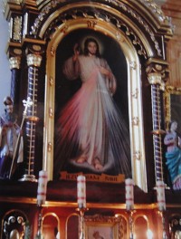 bazilika obraz Ježíše Krista