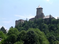 Stará Ľubovňa hrad od skanzenu
