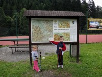 Horní Lomná mapa Beskyd Horní Lomná - obec