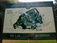 Šilheřovice plán golfového hřiště