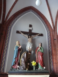 Ludgeřovice levá strana ve vchodu sv. Mikuláše