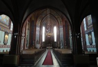 Ludgeřovice interiér kostela sv. Mikuláše