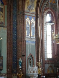 Ludgeřovice sv. Mikuláš levá strana u oltáře