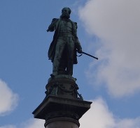 Vídeň socha admirála Wilhelma Tegetthoffa