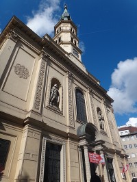 Vídeň kostel sv. J. Nepomuckého 