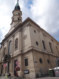 Vídeň kostel sv. Jana Nepomuckého