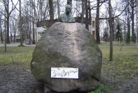 Bohumín pomník básníka Petra Bezruče