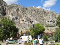Amasya pohled na královské hrobky