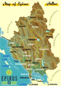 Epirus mapa