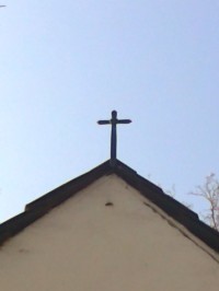 detail kapličky - Latinský kříž
