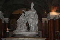 Ascoli Piceno - krypta katedrály - křest Polisia