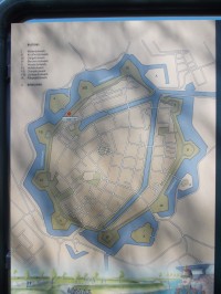 mapka mesta a jeho opevnenia